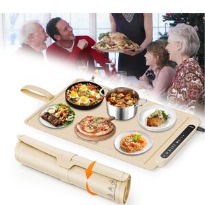 Portable Beige Electric Griddle by